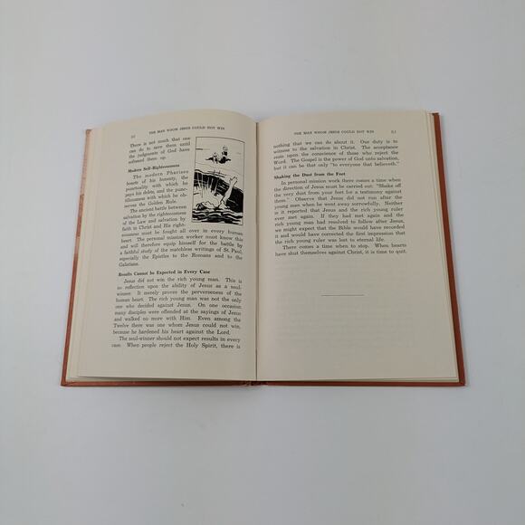 Religious Evangelical Lutheran Book Set 1940s Sandals Peace Wings Faith Bible - Picture 13 of 16